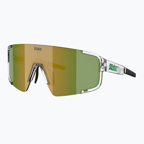 Bliz P003 Small transparent white/brown green multi solglasögon