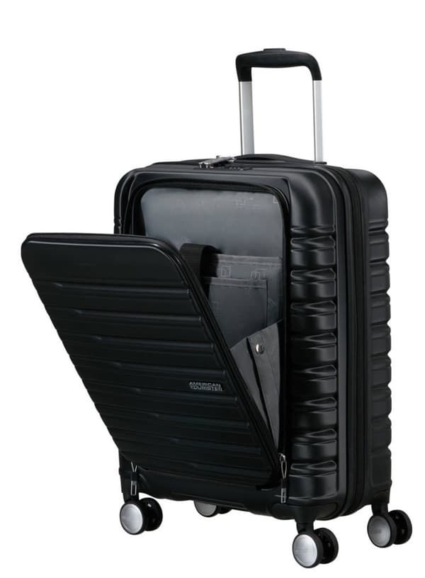 American Tourister Flashline Frontloader kabinekuffert - shadow black