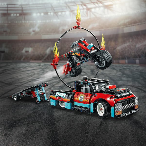 LEGO Technic Stuntbil och motorcykel (42106)