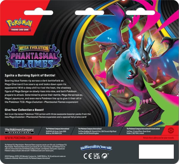Pokémon TCG: Phantasmal Flames - 3-pack - Weavile