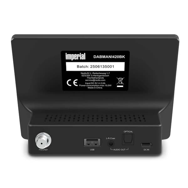 Imperial DABMANi420BK Radio FM DAB+ Internet Wi-Fi Bluetooth Sort