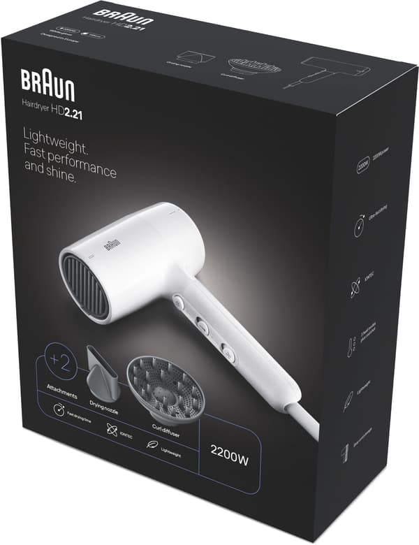 Hårtork BRAUN HD226E 2200W