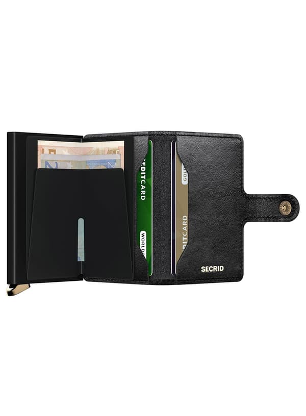 RFID Secrid Premium Miniwallet Emboss Diamond+ pung - sort