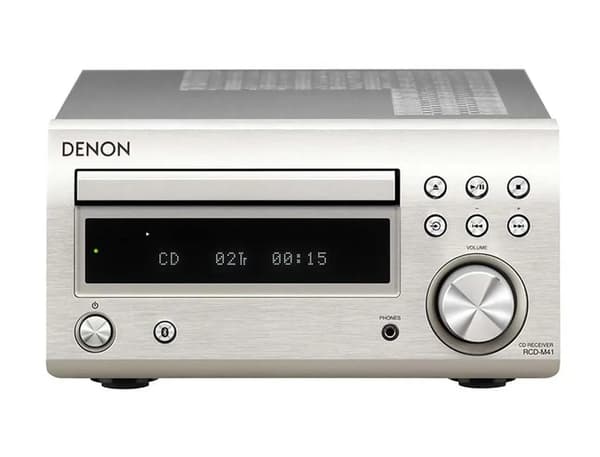 Denon RCD-M41 60W Bluetooth FM Radio Tårn Sølv
