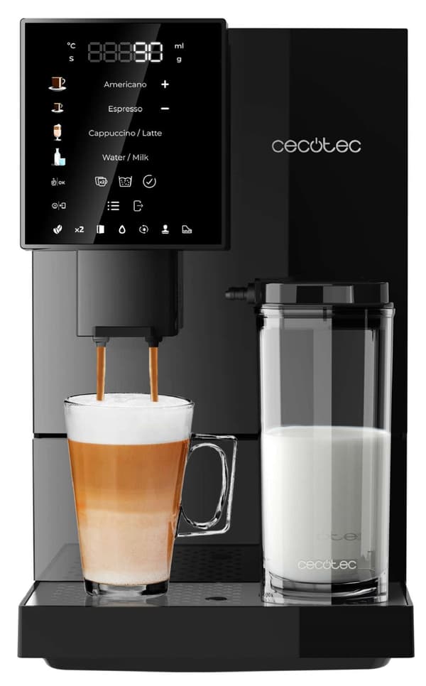 CECOTEC Cremmaet Compactccino Fuldautomatisk Kaffemaskine Sort