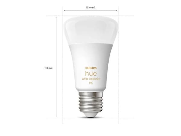 Philips Hue White Ambiance E27 LED-lampa 4-pack