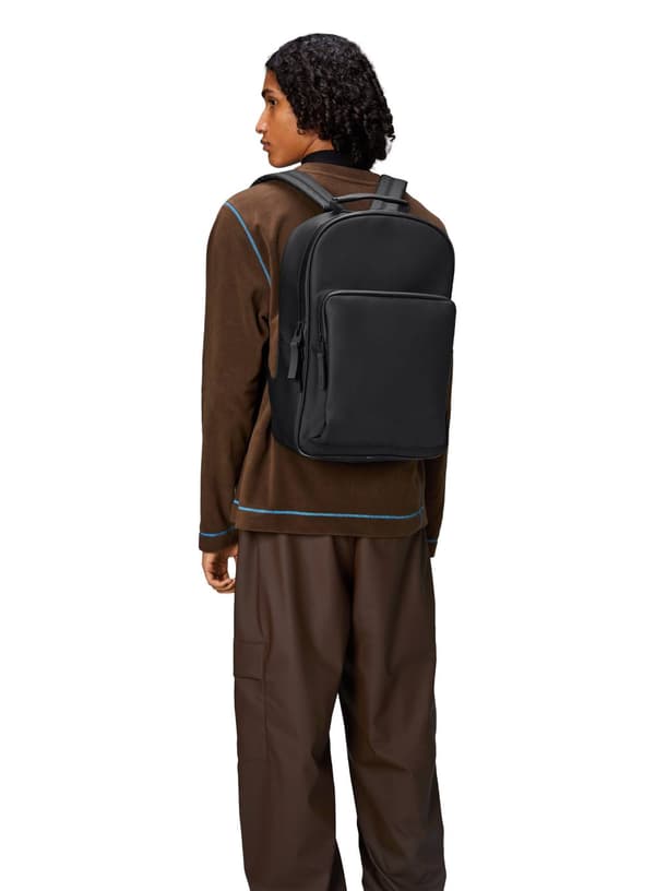 Rains Book Daypack Large W3 - musta