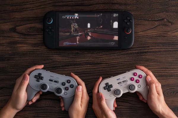 8BitDo Pro 3 Bluetooth -ohjain PC:lle, Nintendo Switch / Switch 2:lle, Android iOS:lle, langaton, valkoinen