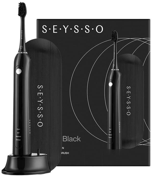 SEYSSO Carbon Basic Sonic Tandbørste Sort