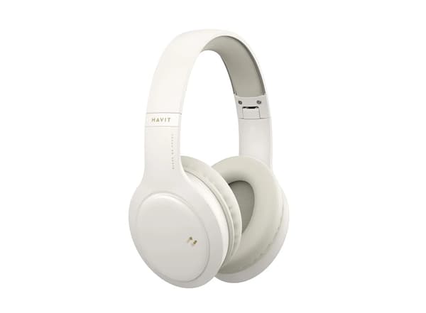 Havit H633BT Trådløse On-Ear Bluetooth 5.3 Hovedtelefoner Beige