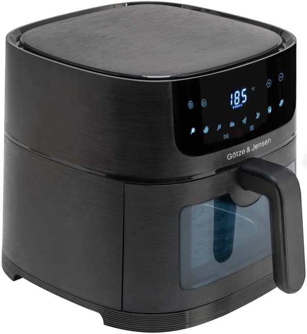 Airfryer GÖTZE & JENSEN AF610K 6L 8 automatiske programmer