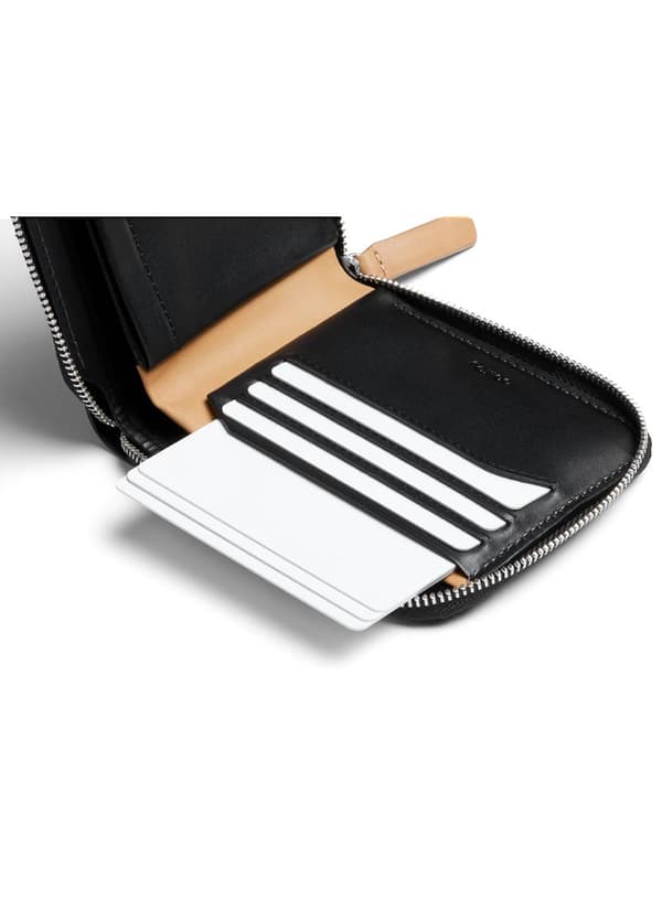 Bellroy Zip Wallet RFID -nahkalompakko - musta