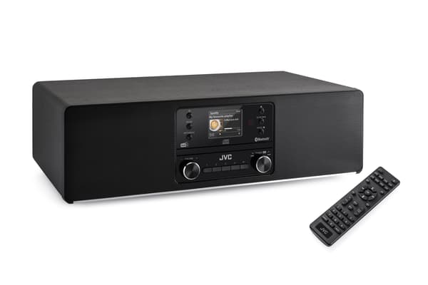 JVC All In One Tower RD-E984B Bluetooth FM DAB+ Internet Radio Black