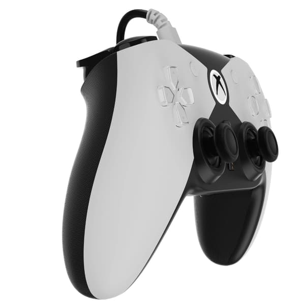 Hyperkin The Competitor-kontroll för Xbox, PC Trådbunden Vit-svart