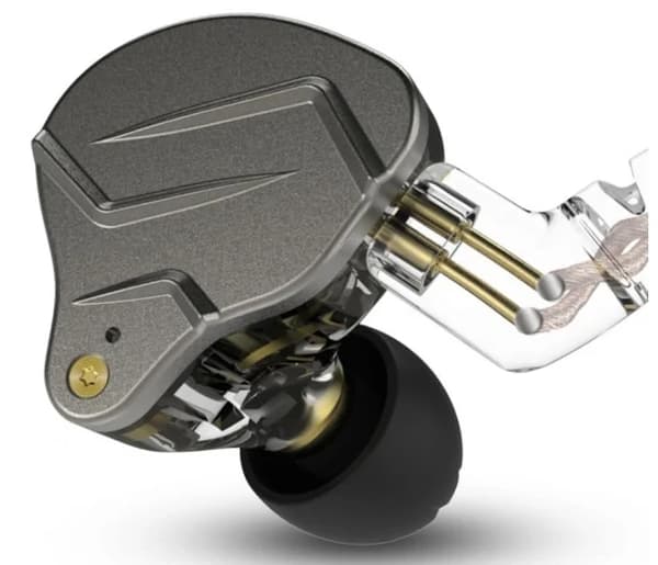 KZ ZSN Pro kablede in-ear hovedtelefoner, grå