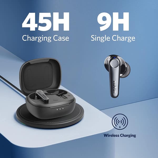 Earfun Air Pro 3 trådløse in-ear hovedtelefoner Bluetooth 5.3 Sort