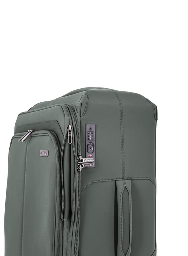 Travelite Priima medium expanderbar resväska - oliv