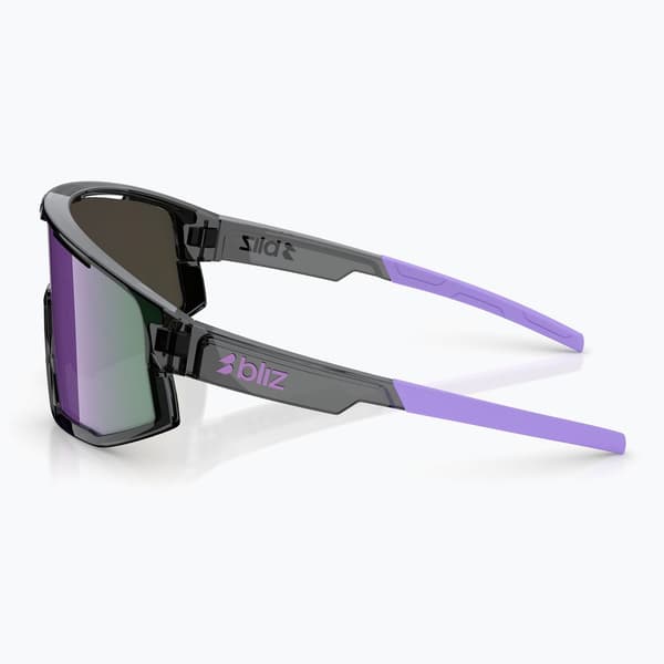 Bliz Fusion Small krystal sort/grå lilla multi solbriller