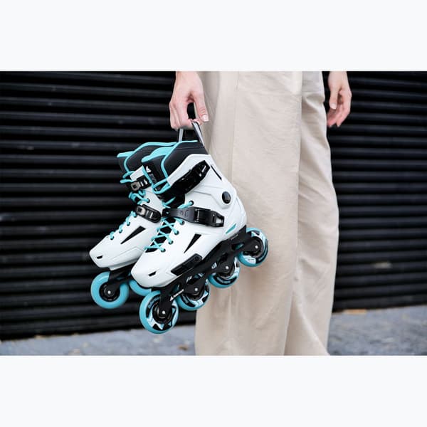 Rollerblade Lightning W white/aqua rulleskøjter Størrelse: 40.5-41 EU