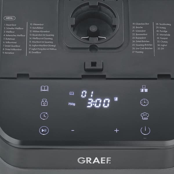 Graef BA806 brødmaskine 36 programmer