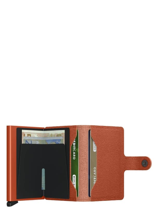 Kompakti lompakko RFID Secrid Miniwallet Crisple - pumpkin