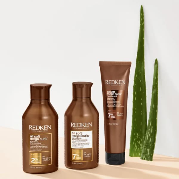 Redken All Soft Mega Curls Shampoo til krøllet og bølget hår 300 ml