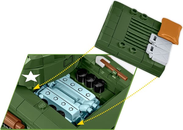 Cobi Klodser Sherman M4A2E8 865 klodser