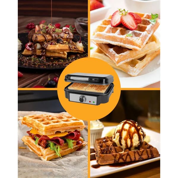 ProfiCook PC-WA 1240 Våffeljärn 1000W Temperaturkontroll
