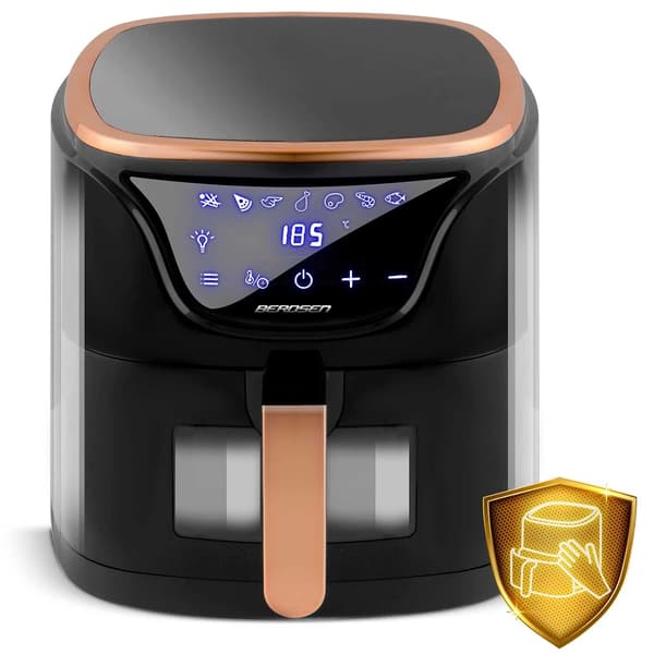 Berdsen BD-652 Airfryer 5L Sort-guld