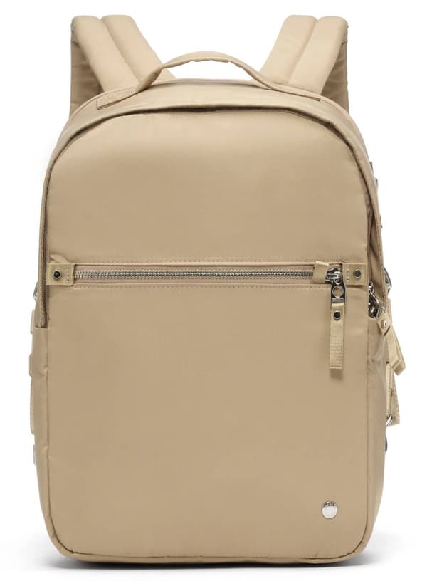 Stöldsäker damryggsäck Pacsafe W Backpack 10 l - taupe
