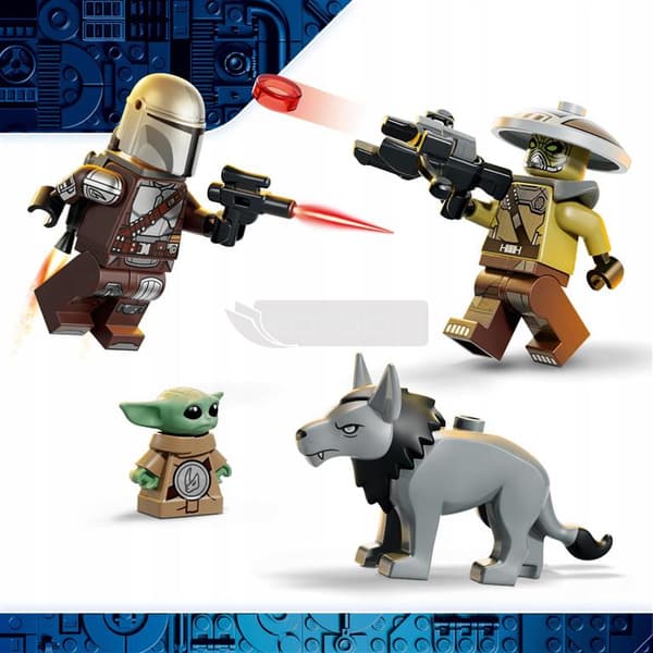 LEGO Star Wars 75451 Mandalorian og Droid-konfrontation, byggesæt 9+