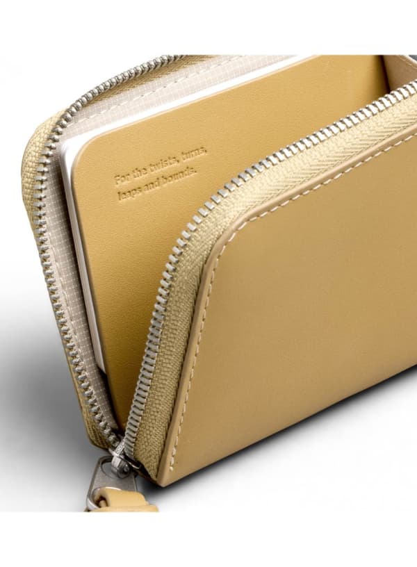 Bellroy L-Pocket nahkainen taskulompakko - sinappi