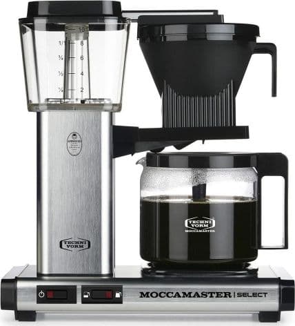 Moccamaster KBG 741 Select Kaffebryggare Silver