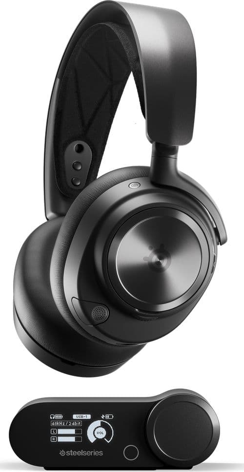 SteelSeries Arctis Nova Pro trådløse hovedtelefoner, sorte (61520)