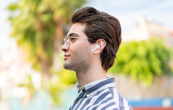 EARFUN Air Pro 4 TWS ANC In-Ear-hörlurar Pärlemor
