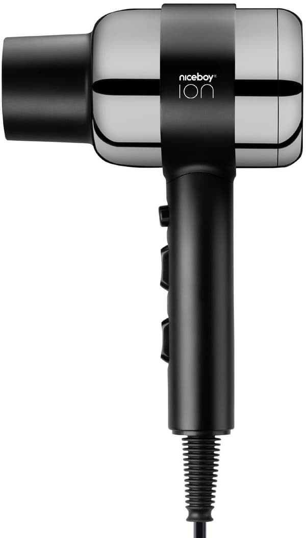 Hårtørrer NICEBOY Ion AirSonic Pro Sort 2200W