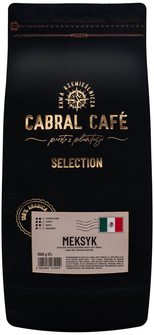CABRAL CAFE Selection Mexico kaffebønner 1 kg