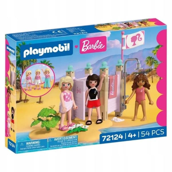 PLAYMOBIL x BARBIE 72124 Strandoutfits, sæt til børn +4 år