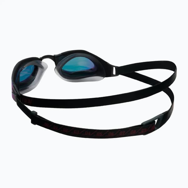 Speedo Fastskin Hyper Elite Mirror simglasögon svart/oxidgrå/eldröd