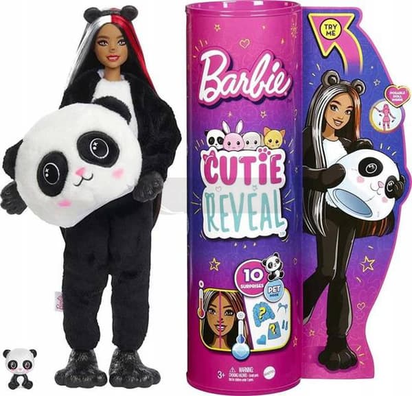 Barbie-docka i panda-dräkt HHG22