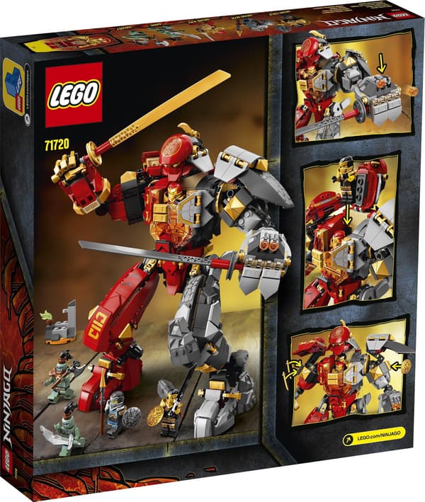 LEGO Ninjago Ild- og stenrobot 71720