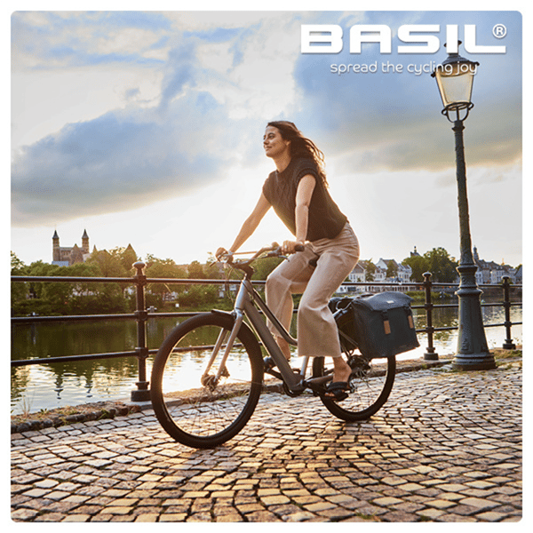 BASIL Elegance Shopper Dubbelväska för pakethållare