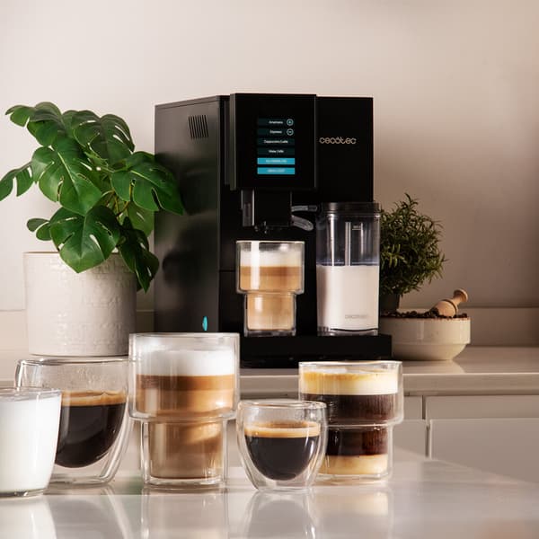 CECOTEC Cremmaet Compactccino Fuldautomatisk Kaffemaskine Sort