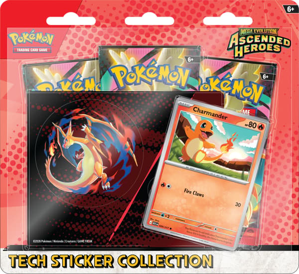 Pokémon TCG: Ascended Heroes - Tech Sticker - Charmander / Mega Charizard Y