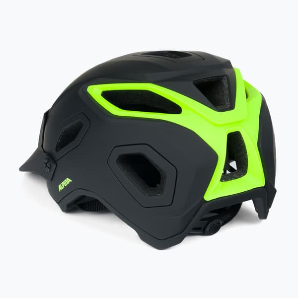 Alpina Comox cykelhjelm sort neon mat