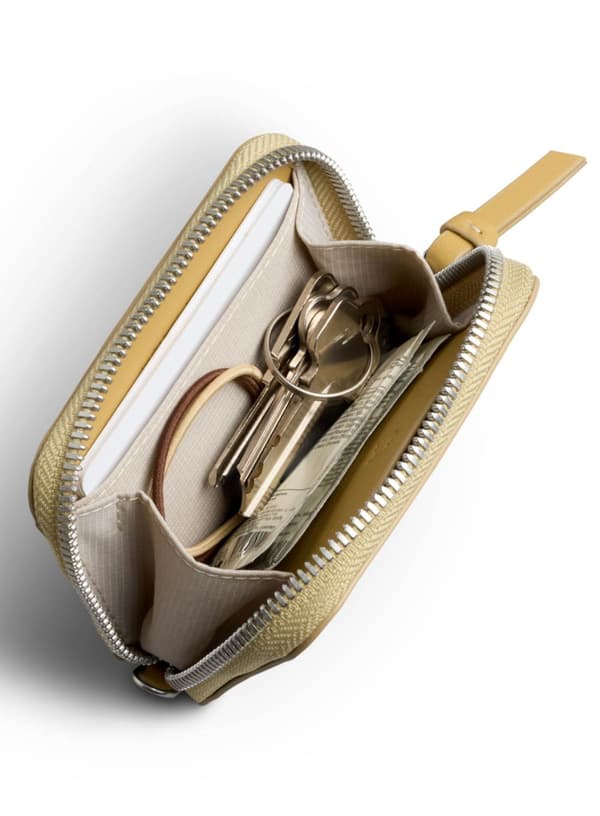 Bellroy Folio Piccolo nahkainen taskulompakko - sinappi