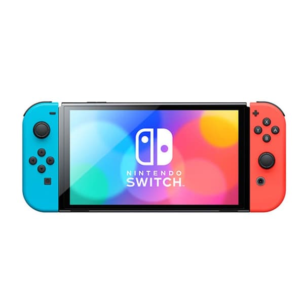 Nintendo Switch OLED-konsol - Blå/Röd