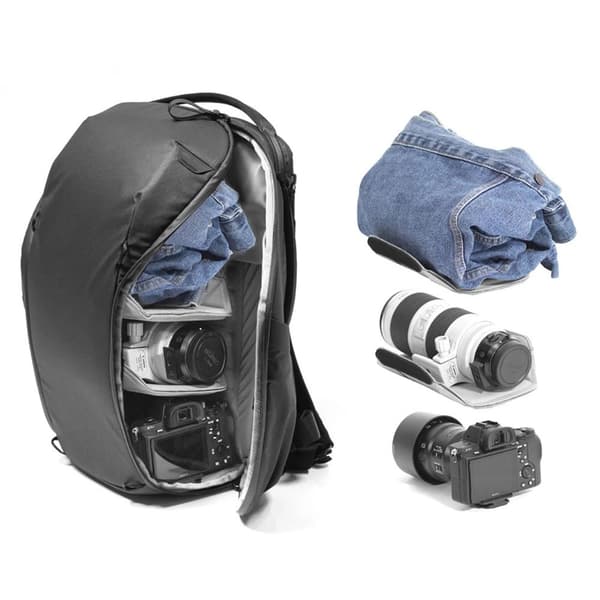PEAK DESIGN Everyday Backpack 20L Zip EDLv2 - reppu - musta