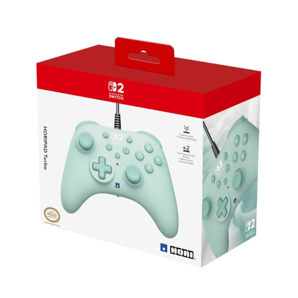 Hori Turbo Cozy Green Controller til Nintendo Switch 2 Kablet