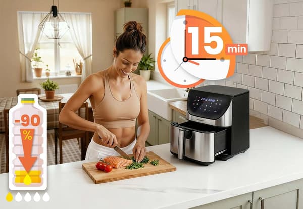 Airfryer BERDSEN BD-659 8L 12 automatiske programmer
